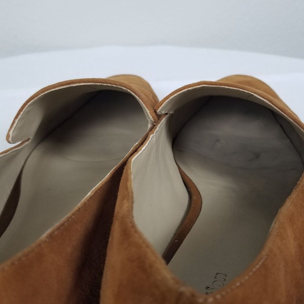 Reformation Brown Suede Quiet Luxury Minimalist Academia Bonnie Loafers Size 10 - Picture 9 of 12